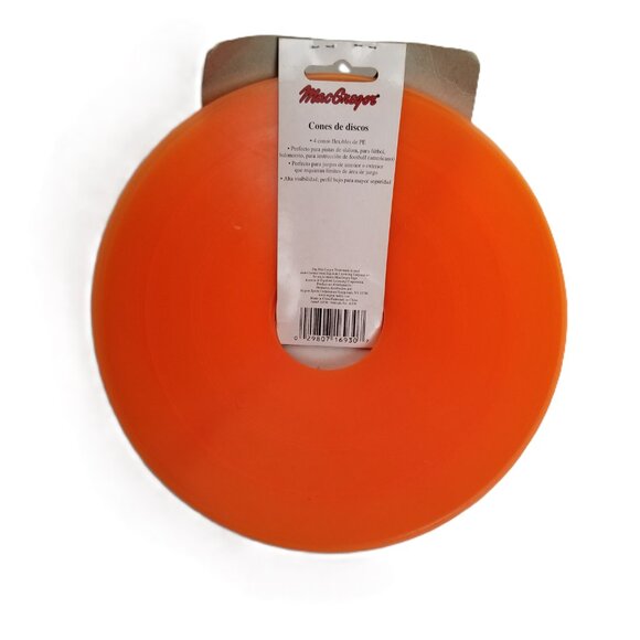 11 Sets MacGregor Disc Cones 44 Pack Orange Sports Training Soccer Basketball - Picture 3 of 5